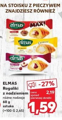 Rogalik z nadzieniem szampańskim Elmas promocja