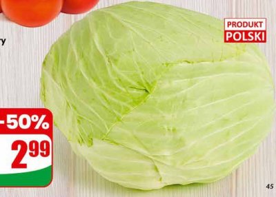 Kapusta na gołąbki promocja w Dino