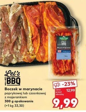 Boczek w marynacie paprykowej K-classic let's bbq promocja