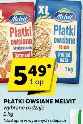 Płatki owsiane Melvit promocja w Euro Sklep