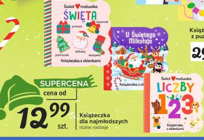 Książeczka z okienkami - u świętego mikołaja promocja