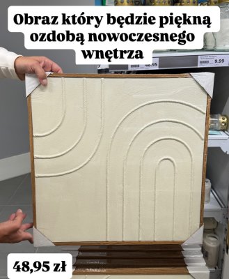 Obraz dekoracyjny nowoczesny  promocja w Action