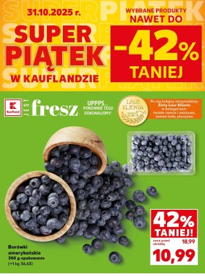 Borówki amerykańskie 300 g promocja w Kaufland