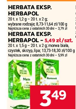 Herbatka skrzyp Herbapol zielnik polski promocja