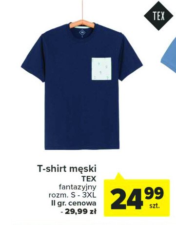 T-shirt męski gr.ii s-3xl Tex promocja