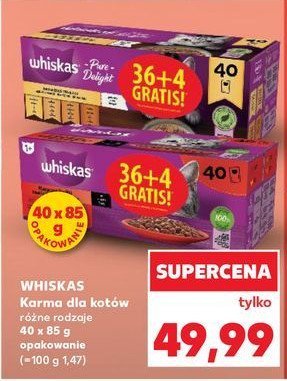 Karma dla kota mix smak贸w w galaretce Whiskas promocja