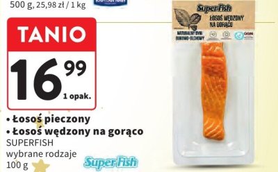 Łosoś pieczony SUPERFISH promocja w Intermarche