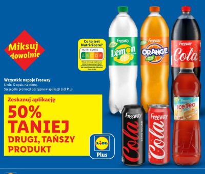Nap贸j lemon & mint Mentos promocja w Lidl