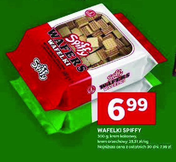 Wafelki orzechowe SPIFFY promocja