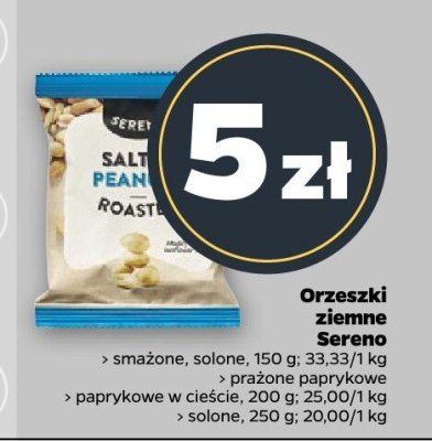 Orzeszki ziemne solone promocja w Netto