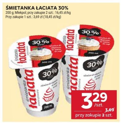 Śmietanka Łaciata 30% promocja w Stokrotka