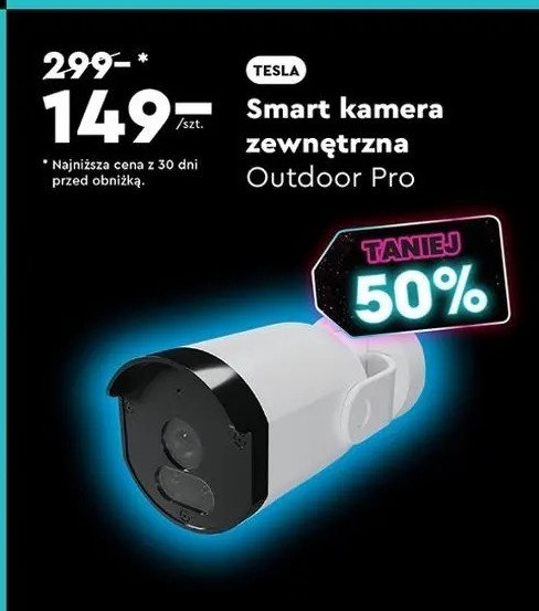 Kamera zewnętrzna outdoor pro TESLA promocja