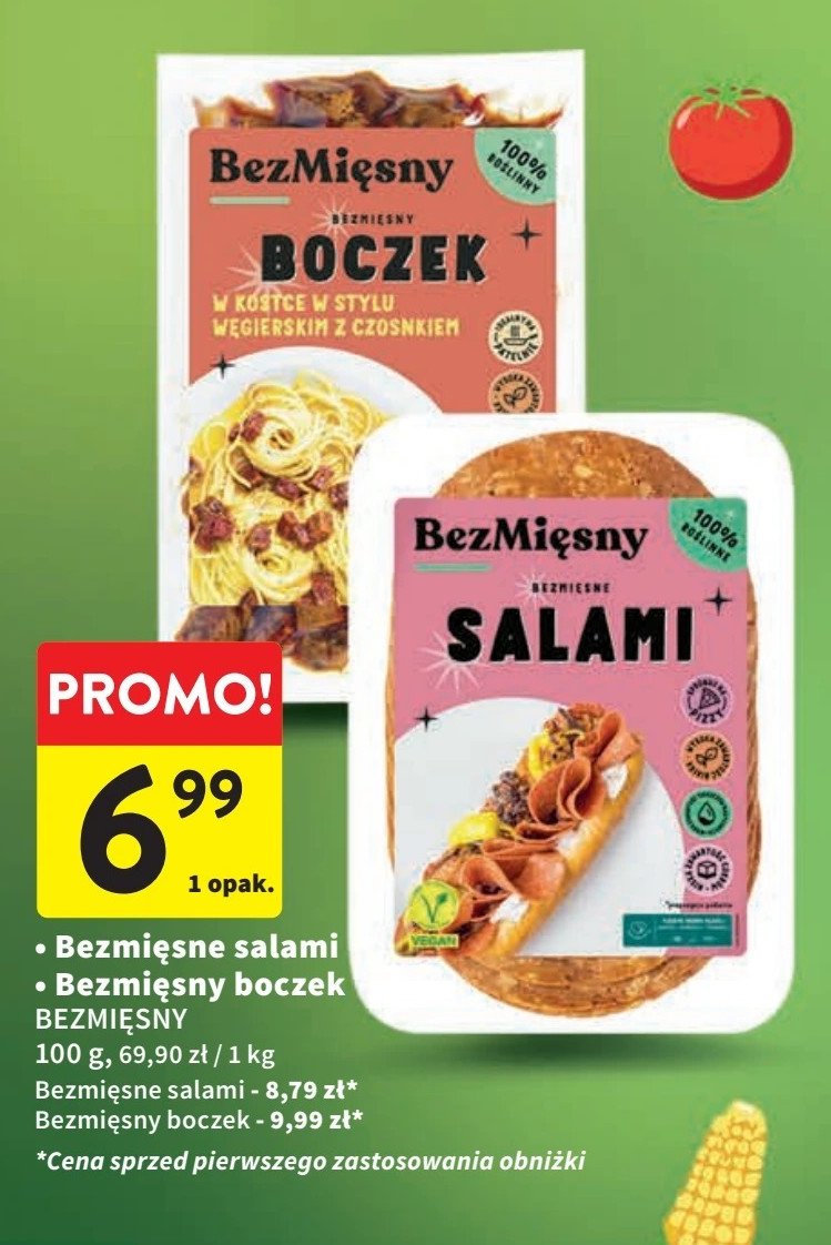 Bezmięsne salami Bezmięsny promocja