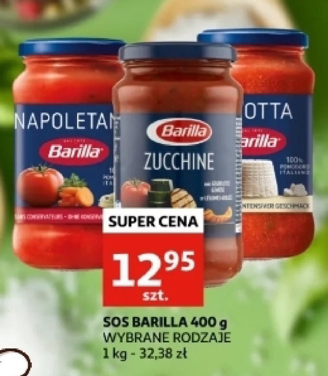 Sos zucchini & aubergine Barilla promocja