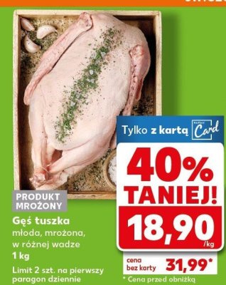 Karkówka wieprzowa promocja w Kaufland