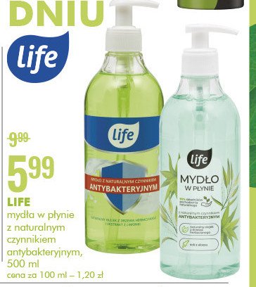 Mydło z naturalnym czynnikiem antybakteryjnym tea tree oil & lime Life (super-pharm) promocje
