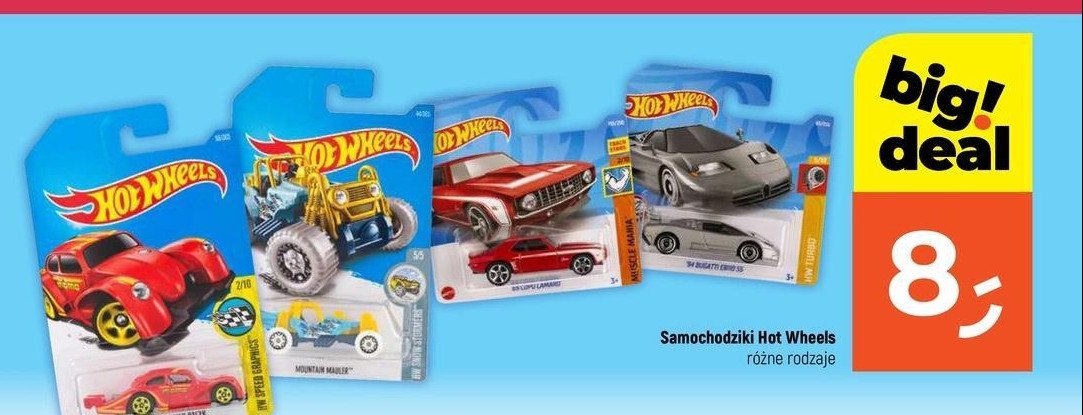 Autko hot wheels Mattel promocja