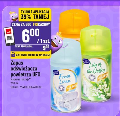 Zapas odświeżacza powietrza UFO promocja w POLOmarket