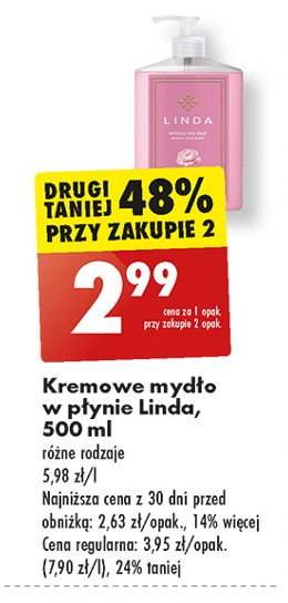 Mydło w płynie róża i peonia Linda promocja