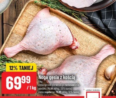 Noga gęsia z kością promocja w POLOmarket