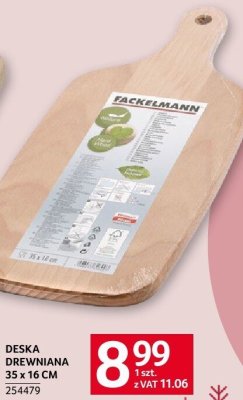 Deska drewniana 35 x 16 cm promocja w Selgros