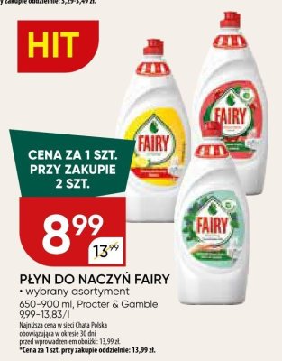 PŁYN DO NACZYŃ FAIRY promocja w Chata Polska