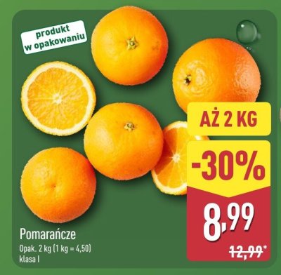 Pomarańcze promocja w Aldi