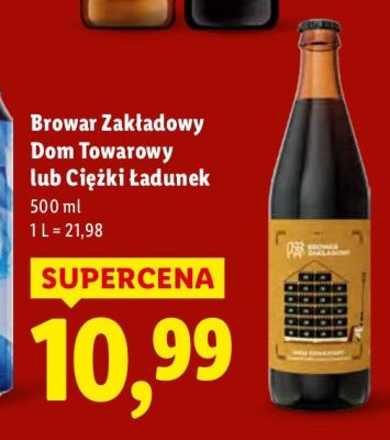 Piwo Browar Zakładowy  promocja w Lidl