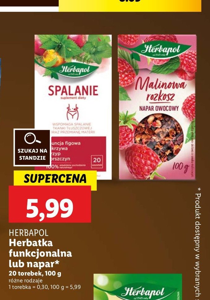 Herbata spalanie Herbapol slim figura promocja