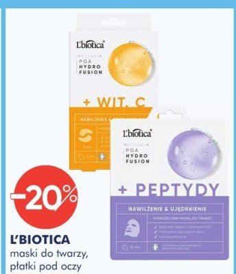 Maski L'BIOTICA maski do twarzy, płatki pod oczy promocja w Super-Pharm