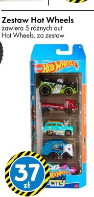 Zestaw Hot Wheels zawiera 5 różnych aut Hot Wheels promocja w Tedi