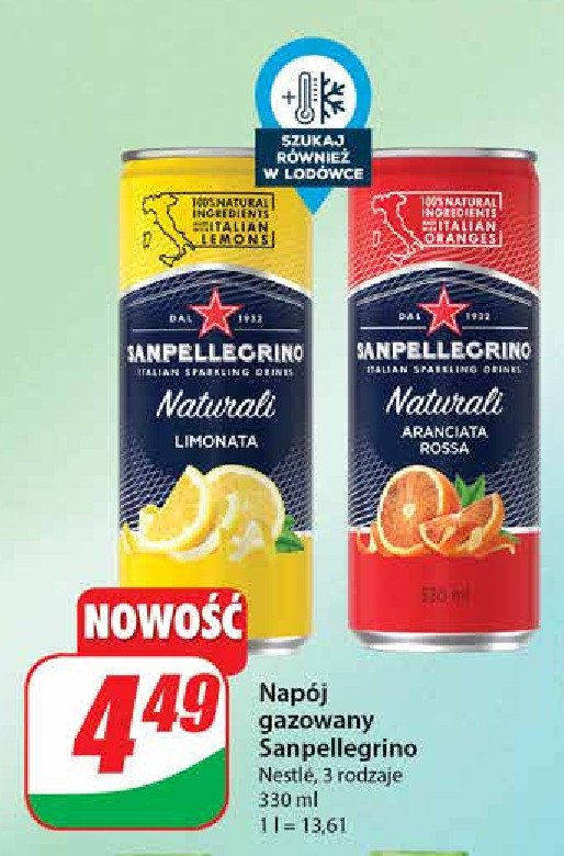 Napój limonata San pellegrino promocja