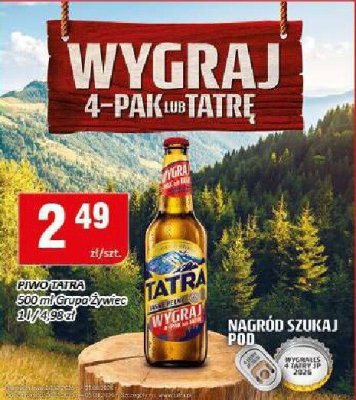 Piwo Tatra promocja w Chorten