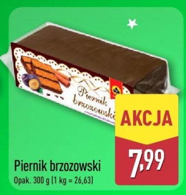 Piernik brzozowski promocja w Aldi