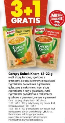 Gorący Kubek Knorr, 12-22 g promocja w Twój Market