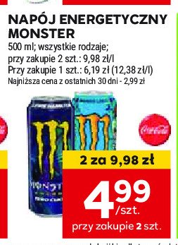 Napój energetyczny Monster lewis hamilton Monster energy promocja