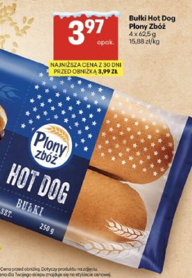 Bułki Hot Dog Plony Zbóż promocja w Delikatesy Centrum