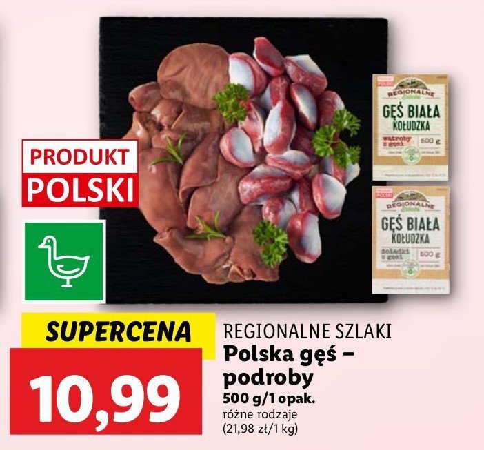 Żołądki z gęsi białej kołudzkiej REGIONALNE SZLAKI promocja