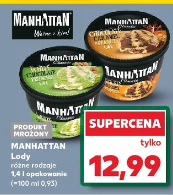 Lody Manhattan różne rodzaje promocja w Kaufland