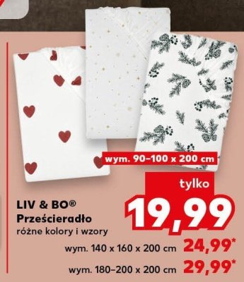 Prześcieradło LIV & BO promocja w Kaufland