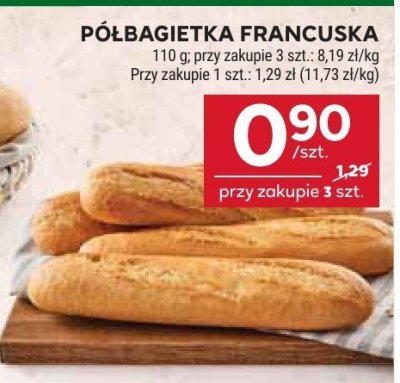 Półbagietka francuska promocja w Stokrotka