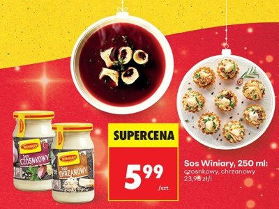 Sos Winiary czosnkowy promocja w Biedronka