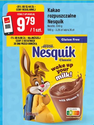 Kakao rozpuszczalne Nesquik Classic promocja w POLOmarket