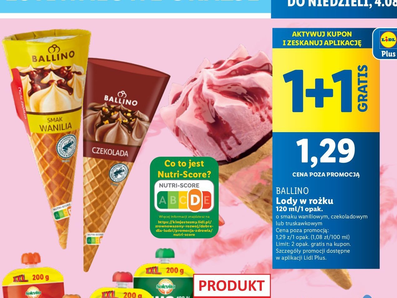 Rożek czekoladowy Ballino promocja