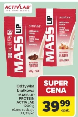 Odżywka białkowa MASS UP PROTEIN  promocja w Carrefour