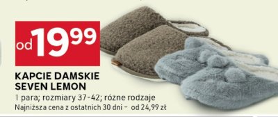 Kapcie damskie Seven Lemon promocja w Stokrotka