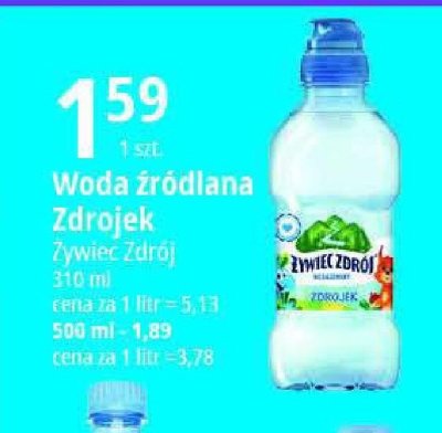 Woda niegazowana Żywiec zdrój zdrojek promocja