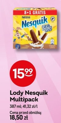 Lody Nesquik Multipack promocja w Żabka