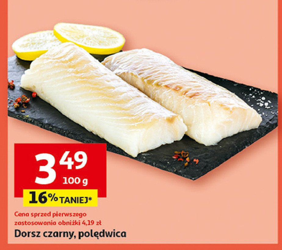 Dorsz czarny polędwica promocja