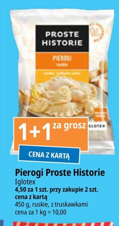 Pierogi ruskie Iglotex proste historie promocja